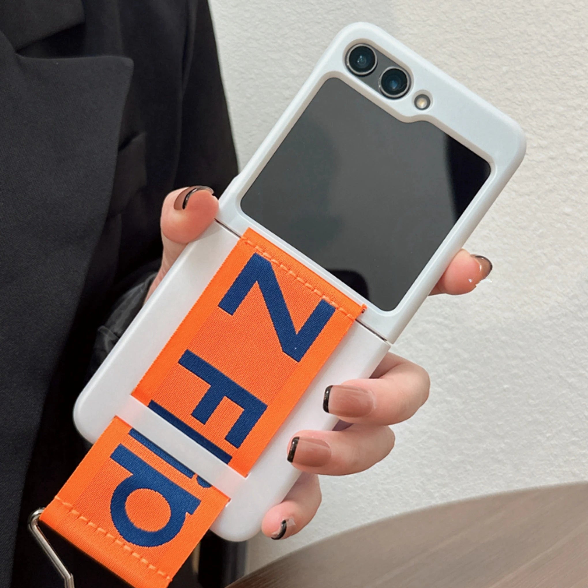 Wrist Strap Case For Samsung Galaxy Z Flip Series - Premium Mobile Phone Cases from Dressmycell.com - Just $17! Shop now at Dressmycell.com Wrist Strap Case For Samsung Galaxy Z Flip Series - Premium Mobile Phone Cases from Dressmycell.com - Just $17! Shop now at Dressmycell.com